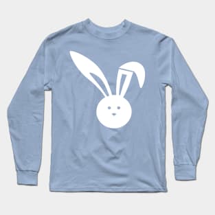 Minimal Bunny Rabbit Long Sleeve T-Shirt